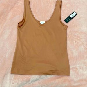 Reversible nude tank top from banana republic (scoop neck and v neck).